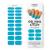 MOYOU LONDON Semi Cured Gel Nail Wraps 20 Pcs Gel Nail Polish Strips for Salon-Quality Manicure Set with Nail File & Wooden Cuticle Stick (UV/LED Lamp Required) - Cool Pool