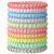 Candy Color 10 Piece Spiral Hair Ties  Coil elastics Hair Ties Multicolor Small Spiral Hair Ties No Crease Hair Coils  Telephone Cord Plastic Hair Ties For Women And Girls