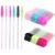 300 Disposable Mascara Wands Eyelash Brush Spoolies for Eye Lash Extension, Eyebrow and Makeup Crystal Tbestmax 6 color-Crystal-300-01