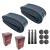 LLH2K Bike Tube 26 x 1.95 26 Inch Bike Tube 2 Pack - Bicycle Tube 26 x 1.95 with 3 Tire Levers, 6 Round Patches - Fits 26x1.90 26x2.10 Bike Tube 26 x 1.95 - Anti-aging 26x2.125 bicycle tube.