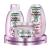 Garnier true treasures smoothing hair care set with rice water for medium-length hair for more shine and suppleness shampoo (250 ml) rinsing (200 ml) 1-minute hair treatment (340 ml) 3-part
