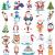 Ooopsiun Christmas Tattoos for kids - 80 Tattoos | Christmas Party Favors and Decorations for Children Kids  Santa Claus  Snowman  Reindeer