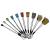 ALPIDEX chocks set 10 pieces size 1-10 clamping device safety trad climbing clean climbing wire loop
