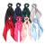 Hair Scarf Scrunchies for Women Plain Hair Bobbles Solid Color Fabric Scrunchy Elastic Hair Ties Ponytail Holders Hair Accessories Pack of 8pcs Colorful Mix