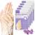 Moulis 5 pairs of lavender peeling moisturizing hand mask with serum and vitamins collagen repair of rough skin lightening and anti-aging (lavender)
