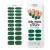 MOYOU LONDON Semi Cured Gel Nail Strips 20 Pc. Gel Wraps for Nails Get 1 Free UV Lamp when you Get 3 or More Easy Apply & Remove for Salon-Quality Manicure -Emerald city