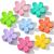 Hair Claw Clips Matte Flower Hair Clips Strong Hold Hair Jaw Clamps for Medium Thick Hair Non Slip Big Hair Accessories for Women and Girls (8 PCS)
