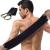 Uraqt back scrubber peeling back scrubber for shower double -sided back peeling washcloth with handles body peeling back washing aid for removing dead skin (navy blue)