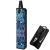 Beautyflier Universal Curling Iron Cover Sleeve, Canvas Heat-Resistant Curling & Flat Iron Holder, Flat Iron Curling Wand Travel Cover Case Bag Pouch for Travel, Gym, or Home (Blue Flower)