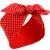 Costume Headband White Polka Dot Bandana Headband Wire Headband Retro Hairband Headwrap Hair Accessories for Women and Girls(Red Small Dots) Small Dots Red