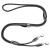 Leisengr n adjustable dog leash 3m - robust nylon double linen for medium -sized to large dogs 200kg traction 2 carabiners - black Dark Dove 3 m x 1.1 cm
