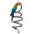 Aigou Bird Spiral Rope Perch, Cotton Parrot Swing Climbing Standing Toys with Bell Large - 94.4 inch