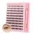 Poiuyoiu single eyelashes manga cluster eyelash set with bond and Seal eyelash glue incorrect eyelashes natural look wispy-anime eyelashes reusable fake lashes set (mixed 8-16mm) W50-g