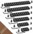 Bontok Picatinny Rail Set, 3-Slot 5-Slot 7-Slot 9-Slot 11-Slot 13-Slot Aluminum Picatinny Rails Section with 13 T-Nuts & 13 Screws & 6 Allen Wrench