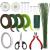 Floral Arrangement Kit 17 Pieces Flower Tools Include Floral Wire Cutter Scissor Floral Tape 22 Gauge Paddle Wire 26 Gauge Stem Wire Pearl Corsage Pin Bouquet Wrap Florist shears