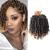 Pre-twisted Passion Twist Crochet Hair 6 Inch 9 Packs Passion Twist Hair Pre Looped Ombre Blonde Short Passion Twist Hair Crochet Braids Hair Extensions(T27 6 Inch 9 Packs) 6 Inch (Pack of 9) T27