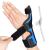 Thumb rail thumb bandage thumb orthosis Thumbatta thumb bridging trigger finger arthritis tendonal inflammation wrist fixed for left and right hand -s/m