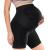 Bosaen Maternity Shapewear Non-Rolling Soft Seamless Maternity Underwear High Waist Mid-Thigh Pregnancy Shapewear for Belly Support Prevent Thigh Chafing - Pregnancy Must Have L Black