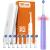 Bitvae R2 Rotating Electric Toothbrush for Adults with 8 Brush Heads 5 Modes Rechargeable Power Toothbrush with Pressure Sensor Purple Purple 1 Pack