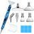 14PCS Diamond Painting Pen Accessories Tools Set  Exquisite Stainless Steel Metal Pen Tips  Ergonomic Diamond Art Drill Pen and 6 Painting Glue Clay  Comfort Grip and  Faster Drilling (14PCS-Blue)