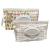Portable wet wiper dispenser (2 pieces) reusable baby diaper disposal bag refillable personal travel clutch dispenser |Keep wet wipes moist (leaf and arrow pattern)