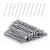 Silver Bobby Pins,MORGLES 120Pcs Bobby Pins for Gray Hair Bob Pins Bulk Secure Hold Hair Pins with Box, (Silver,2 Inches) Silver(2inch)