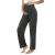 Amorbella Womens Maternity/Pregnancy Sweatpants Long Yoga/Pajama/Lounge Pants Over The Belly L Charcoal