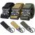 Ginwee 3-Pack Tactical Belt,Military Style Belt, Riggers Belts for Men, Heavy-Duty Quick-Release Metal Buckle with Extra Molle Key Ring Holder Gears