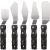 5 Pieces Large Painting Knife Set Pallet Knife Set Painting Mixing Scraper Stainless Steel Spatula Palette Knife Oil Painting Accessories Tools for Color Mixing Acrylic Mixing Supplies