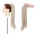 55 cm claw on ponytail extensions curly clip in ponytail wavy curly synthetic hair extension hair extension braid hair part ponytail for women ashblonde mix bleach blonde