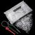 Sularpek 1000 Pcs Elastic Hair Bands Hair Elastics Clear Hair Elastic Bands Plastic Hair Bands Small Hair Bands Hair Rubber Bands for Hair Braids With Band Removal Hook+2 Hair Braid Tools transparent