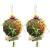 EBaokuup 2 Pack Bird Chewing Toys Foraging Shredder Toy Parrot Cage Shredder Toy Foraging Hanging Toy for Cockatiel Conure African Grey Amazon Multi-colored,A