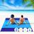 BYDOLL Beach Blanket 78''81'' 4-7 Adults Oversized Lightweight Waterproof Sandproof Beach Blanket Large Picnic Mat Beach Blanket for Beach Travel Camping Hiking Picnic(78" X 81", Blue-Mixed) 78" X 81" Blue5