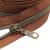 MebuZip 5 Antique Brass Metallic Nylon Coil Zippers by The Yard Bulk Coil Zipper Roll 10 Yards with 25pcs Pulls for DIY Sewing Craft Bags (Brown) Antique Brass Brown