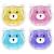 Boo Boo Ice Pack Kid Reusable Ice Pack Auxiliary Fever Reduction Hot Cold Pack for Kids Injuries Wisdom Teeth Baby Colic Gas and Upset Stomach Pain Relief Fever Headaches(4 Pcs)