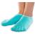 NatraCure 5-Toe Gel Lined Foot Moisturizing Socks Aloe & Shea Infused Fuzzy Hydrating Socks for Women & Men - Soft Feet Moisturizer Spa & Pedicure Socks for Dry Cracked Heels Calluses - Large