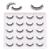 Short Eyelashes Natural Look Wispy Lashes Pack 3d 10 pairs Short Lashes Bulk Reusable Faux Mink Lashes 100% Handmade Fake Eyelashes Short-Natural_10pairs