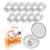Mobi Lock Magnetic Nasal Clip (Pack of 12) - Silicone Nose Clip - A Simple Solution for Nasal Snorers - Reusable Snoring Device to Enjoy a Peaceful Night's Sleep Clear2
