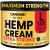 Hemp Cream Extra Strong Premium High Strength Fast Absorption Formula 200 ml | Hemp Oil Menthol Rosemary Calendula | Gel for Joint Muscle Neck Shoulders Elbows Back HIPS Knees Wrists Hands