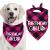 STMK Dog Birthday Bandana, Dog Birthday Girl Plaid Bandana Triangle Scarf for Medium Large Dog Birthday Supplies