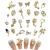 3D Nail Charms 23 Pcs Shiny Nail Rhinestones Gems Butterfly Heart Bow Dangle Nail Art Charms Gold Metal Nail Jewelry Luxury Nail Art Decoration for Nail Design DIY Crafts Gold A
