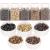 2500pcs Hair Extentions Micro Rings Links Beads, 5mm Silicone Lined Beads for Human Hair Extensions Tool-Multi-colored