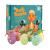 Jinlaili 6Stk bombs gift set dinosaur bombs for children bathing balls bath additive children of course bathing ball bombs foam bath Christmas birthday present for girls boys
