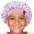 Hat Hut Kids Satin Bonnet Sleep Cap for Curly Hair Adjustable Silk Hair Cap for Baby Sleeping Hair Bonnet for Toddler Child 1-8 Years Unicorn 2