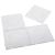 H&W 4PCS 5mm Fuse Beads Boards, Large Clear Pegboards Kits, with Gift 4 Lroning Paper (WA3-Z1) 4 PCS