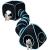 Cat Tunnels for Indoor Cats with Cube Tent Toys Combo, Pop Up Collapsible Crinkle Interactive Peek Hole, Cat Tube with Play Ball and Bell for Kitten, Puppy, Kitty, Rabbit Black
