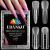 EBANKU 96PCS Clear Dual Nail Forms System Full Cover Nail Mold Tips Acrylic Nail Extension Tools for Nail Art Salon Nails Design(4 Styles)