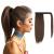 FESHFEN Straight Ponytail Extension Natural Long Ponytails Wrap Around Clip in Pony Tails Hair Piece Synthetic Hairpieces for Women Girls Medium Brown & Light Auburn Mixed 14 inch 14 Inch (Pack of 1) Medium Brown & Light Auburn Mixed 4/30#-Wrap Around