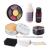 Mysense Liquid Latex Scar Wax SFX Makeup Kit for Fake Scars Wounds Burns With 6 Color Bruise Wheel Face Body Paint Stage Blood Coagulated Blood Gel and Spatula Sponges Q-tips Set C