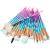 Kolight 20 pieces cosmetics eyes shadow sponge eyelin eyebrows lip nose foundation powder make-up brush sets (blue pink) blue/pink